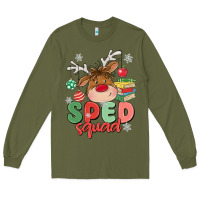 Army Green sped squad Long Sleeve Tee - MaliasSmallBusiness