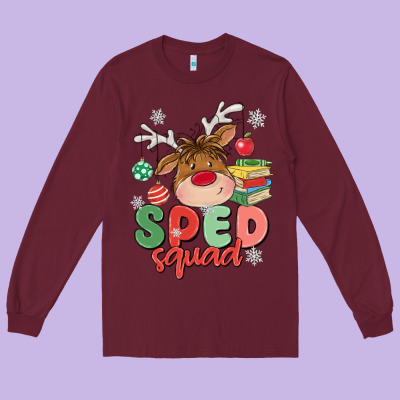 Long Sleeve Tee sped squad