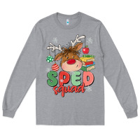 Heather Grey sped squad Long Sleeve Tee - MaliasSmallBusiness