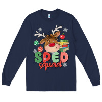 Navy sped squad Long Sleeve Tee - MaliasSmallBusiness