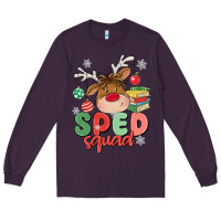 Plum sped squad Long Sleeve Tee - MaliasSmallBusiness