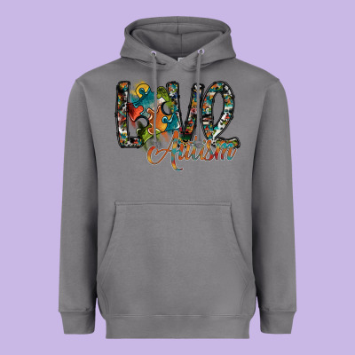 Love Autism Heavyweight Hoodie Designed By Sublimationcraftshop