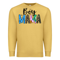 Antique Gold boy mama white Premium Sweatshirt - JahusDesignShop