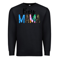 Black boy mama white Premium Sweatshirt - JahusDesignShop