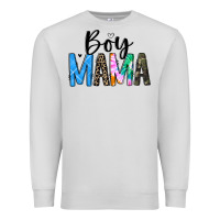 Dove Grey boy mama white Premium Sweatshirt - JahusDesignShop