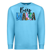 Ocean Blue boy mama white Premium Sweatshirt - JahusDesignShop