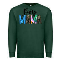 Sports Green boy mama white Premium Sweatshirt - JahusDesignShop