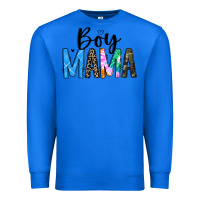 True Royal boy mama white Premium Sweatshirt - JahusDesignShop