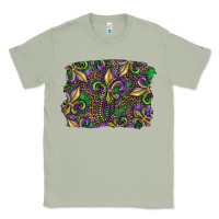 Matcha Mardi Gras Fleur De Lis Classic Tee - RanaPortraitStore