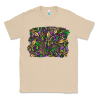 Mardi Gras Fleur De Lis Classic Tee | Teevron