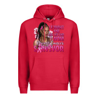 Cardinal I fought for my life and i won afro woman Premium Hoodie - NancyCooperArtShop