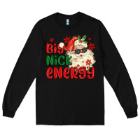 Black big nick energy Long Sleeve Tee - MaliasSmallBusiness