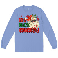 Colony Blue big nick energy Long Sleeve Tee - MaliasSmallBusiness