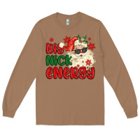Toasted Coconut big nick energy Long Sleeve Tee - MaliasSmallBusiness