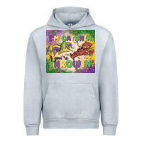 Heather Grey i'm catchin' if you're throwin Urban Hoodie - MaliasSmallBusiness