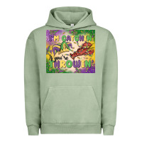 Pigment Oil Green i'm catchin' if you're throwin Urban Hoodie - MaliasSmallBusiness