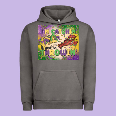 I'm Catchin' If You're Throwin Urban Hoodie Designed By Maliassmallbusiness