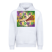 White i'm catchin' if you're throwin Urban Hoodie - MaliasSmallBusiness