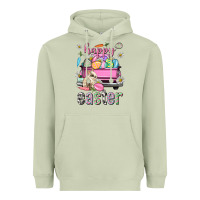 Matcha Bunny Happy Easter truck Easter Day Heavyweight Hoodie - Neo Western