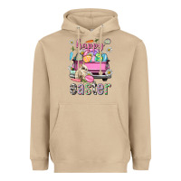 Mushroom Bunny Happy Easter truck Easter Day Heavyweight Hoodie - Neo Western