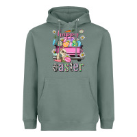 Sage Bunny Happy Easter truck Easter Day Heavyweight Hoodie - Neo Western
