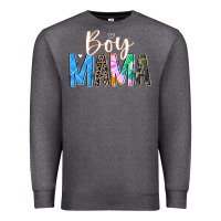 Charcoal Heather boy mama  black Premium Sweatshirt - JahusDesignShop