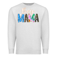 Oatmeal Heather boy mama  black Premium Sweatshirt - JahusDesignShop