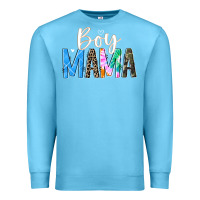 Ocean Blue boy mama  black Premium Sweatshirt - JahusDesignShop