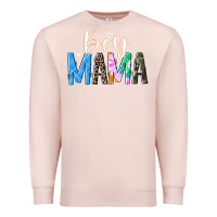 Pale Pink boy mama  black Premium Sweatshirt - JahusDesignShop