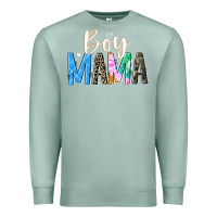 Seafoam boy mama  black Premium Sweatshirt - JahusDesignShop