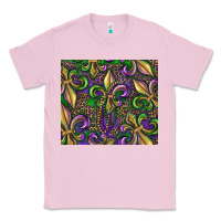 Bubblegum Pink mardi gras fleur de lis Classic Tee - RanaPortraitStore