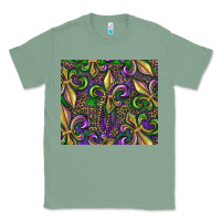 Sage mardi gras fleur de lis Classic Tee - RanaPortraitStore