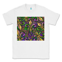 White mardi gras fleur de lis Classic Tee - RanaPortraitStore