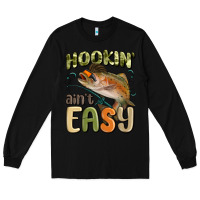 Black hookin' ain't easy Long Sleeve Tee - MaliasSmallBusiness