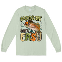Matcha hookin' ain't easy Long Sleeve Tee - MaliasSmallBusiness