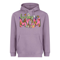 Lavender Bunny Mom Easter Day Heavyweight Hoodie - Neo Western