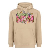 Mushroom Bunny Mom Easter Day Heavyweight Hoodie - Neo Western