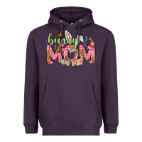 Plum Bunny Mom Easter Day Heavyweight Hoodie - Neo Western