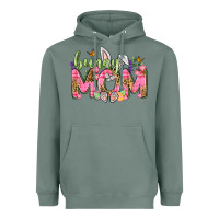 Sage Bunny Mom Easter Day Heavyweight Hoodie - Neo Western
