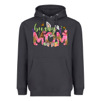 Smoke Bunny Mom Easter Day Heavyweight Hoodie - Neo Western