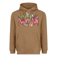 Toasted Coconut Bunny Mom Easter Day Heavyweight Hoodie - Neo Western