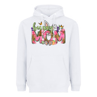 White Bunny Mom Easter Day Heavyweight Hoodie - Neo Western