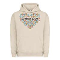 Pigment French Oak 100 days of school Urban Hoodie - MaliasSmallBusiness