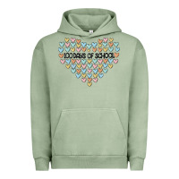 Pigment Oil Green 100 days of school Urban Hoodie - MaliasSmallBusiness
