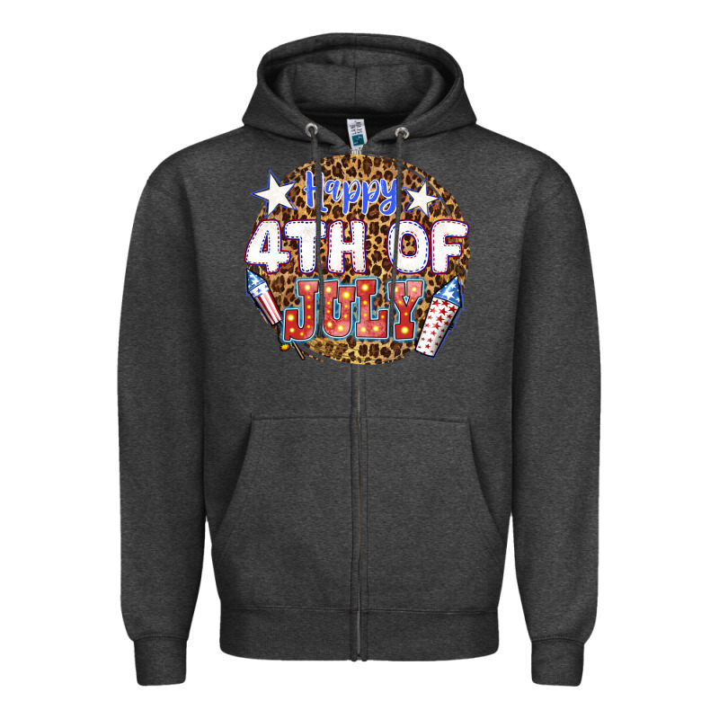 Happy 4th Of July Billie Wilder Zipper Hoodie by texasbilliewilder | Teevron