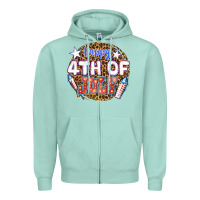 Seafoam happy 4th of july billie wilder Zipper Hoodie - texasbilliewilder