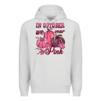 Dove Grey In october we wear pink Premium Hoodie - NancyCooperArtShop