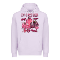 Lilac In october we wear pink Premium Hoodie - NancyCooperArtShop