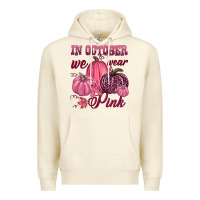 Sandshell In october we wear pink Premium Hoodie - NancyCooperArtShop