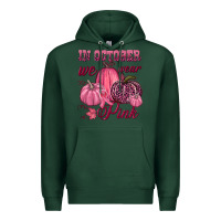 Sports Green In october we wear pink Premium Hoodie - NancyCooperArtShop